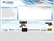 Tablet Screenshot of meditel.es